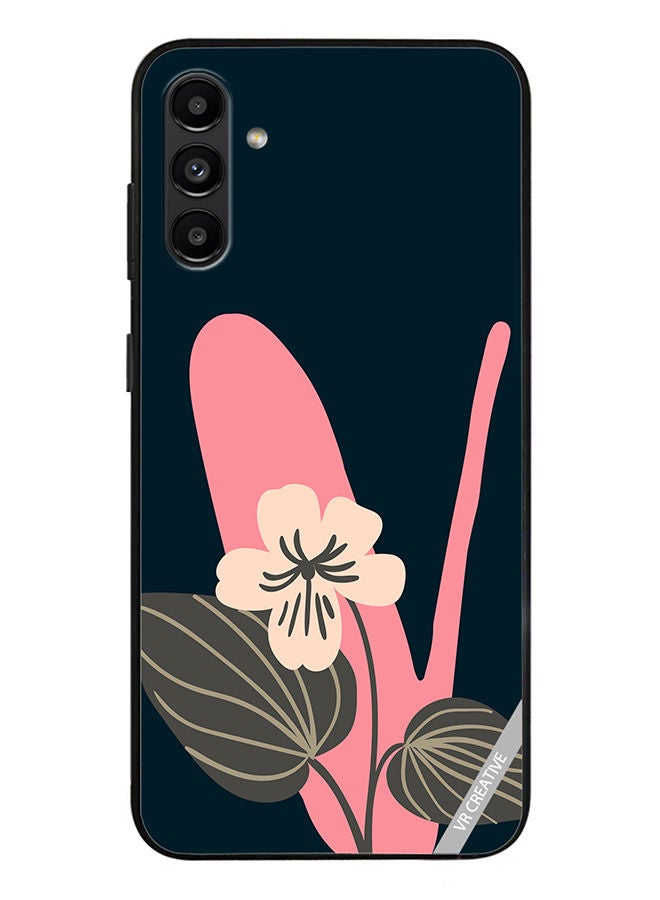 VR CREATIVE Protective Case Cover For Samsung Galaxy A13 5G Alphabet V Design Multicolour - Image 1