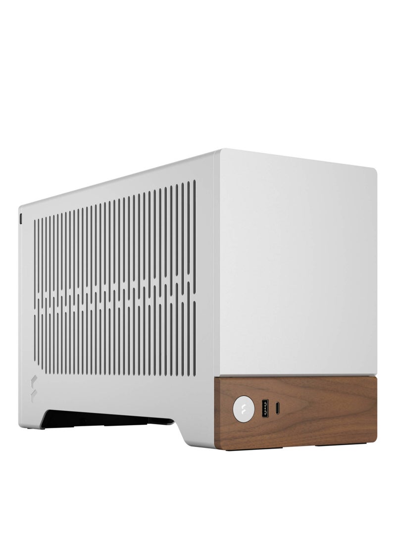 Fractal Design - Fractal Terra Small Factor Mini ITX SFX Gaming Case, 2x 2.5" Drive Mounts, 120mm Fan Size, 120mm Radiator Size, Expansion Slots 3 (Max GPU Mode), USB Type-C 20Gbps, Silver | FD-C-TER1N-02 - Image 1