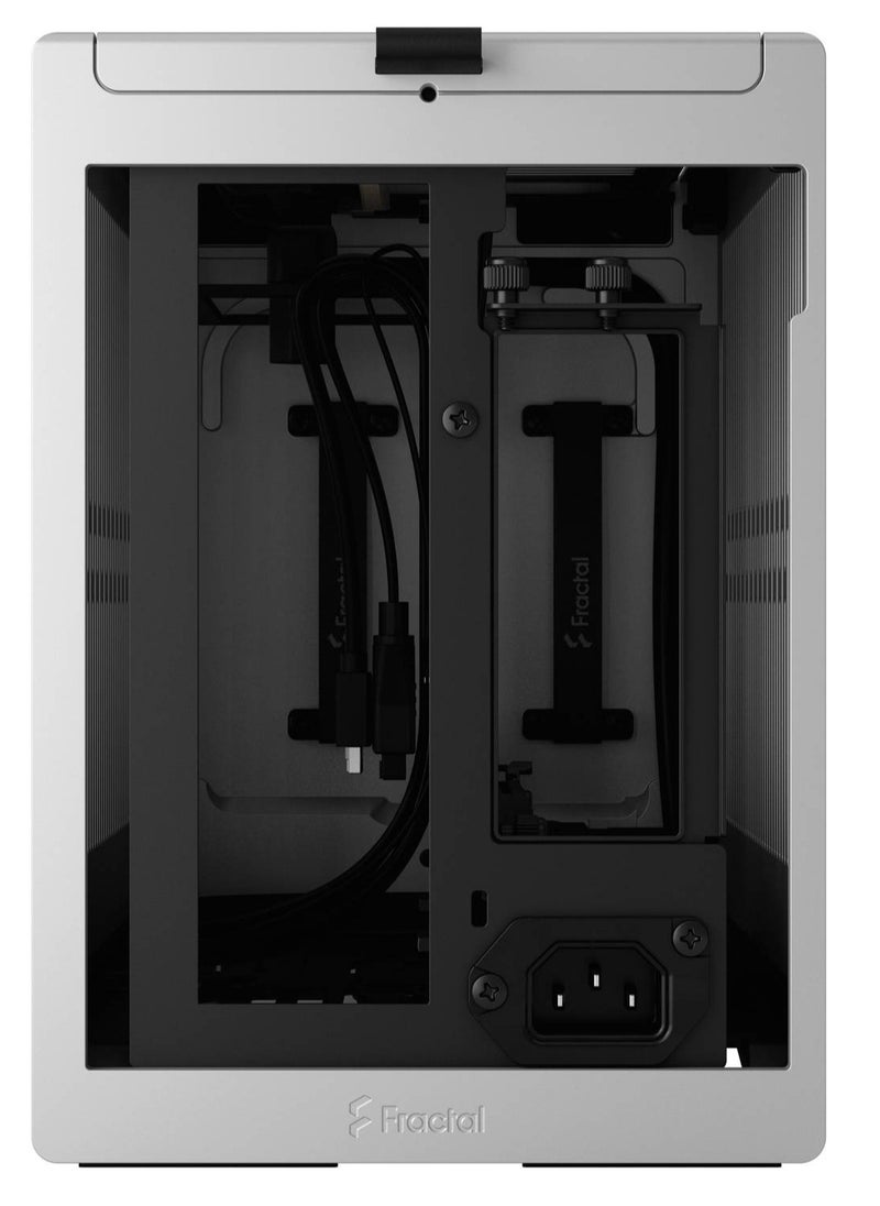 Fractal Design - Fractal Terra Small Factor Mini ITX SFX Gaming Case, 2x 2.5" Drive Mounts, 120mm Fan Size, 120mm Radiator Size, Expansion Slots 3 (Max GPU Mode), USB Type-C 20Gbps, Silver | FD-C-TER1N-02 - Image 1