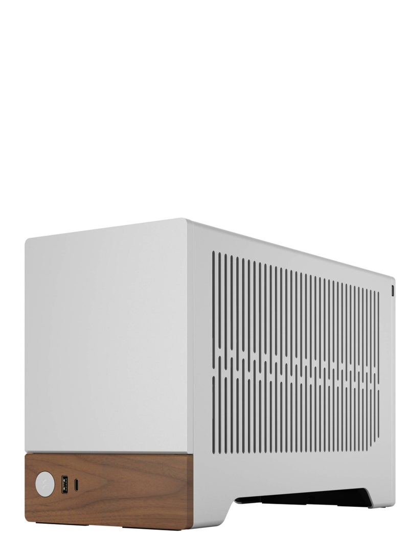 Fractal Design - Fractal Terra Small Factor Mini ITX SFX Gaming Case, 2x 2.5" Drive Mounts, 120mm Fan Size, 120mm Radiator Size, Expansion Slots 3 (Max GPU Mode), USB Type-C 20Gbps, Silver | FD-C-TER1N-02 - Image 1