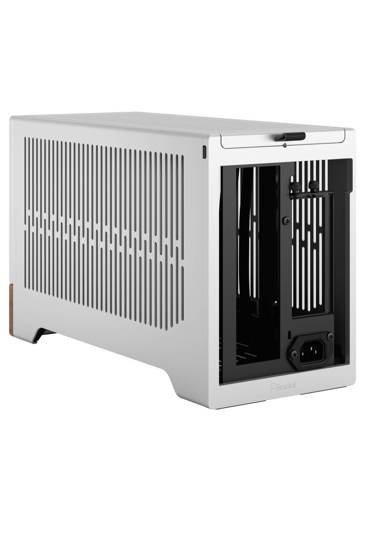 Fractal Design - Fractal Terra Small Factor Mini ITX SFX Gaming Case, 2x 2.5" Drive Mounts, 120mm Fan Size, 120mm Radiator Size, Expansion Slots 3 (Max GPU Mode), USB Type-C 20Gbps, Silver | FD-C-TER1N-02 - Image 1