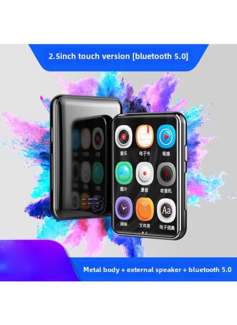 Nobixing V3 Bluetooth Camera Mp3 Mp4 Touch Screen E-book Music Walkman Student Mp5 Video Player-Body Color:V 3-2.5inch Touch Bluetooth Chinese Version [voice Dictionary + E-book + Video + Alarm Clock + External Speaker]-Memory Capacity:Without Memory Card