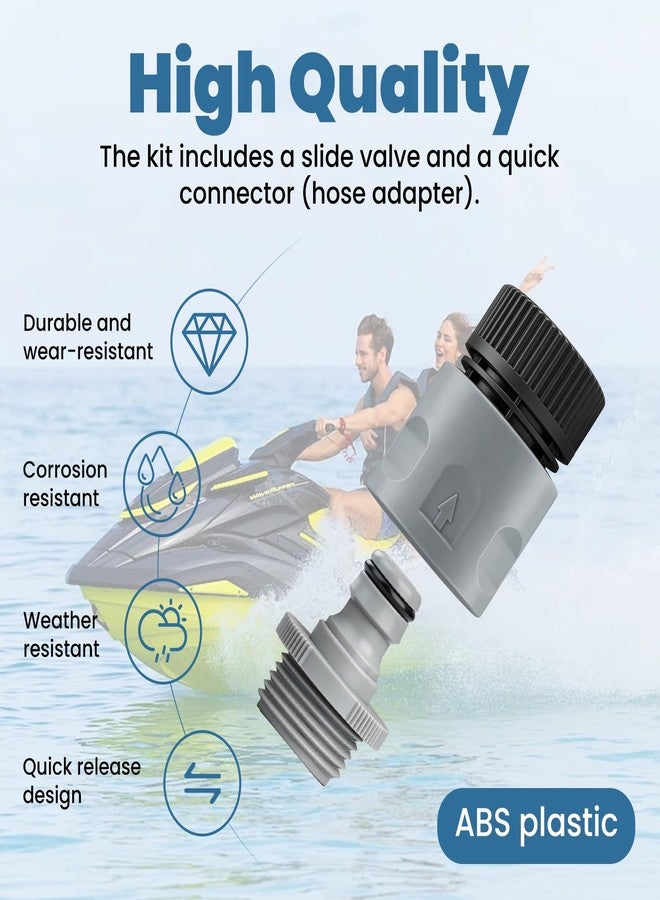 ETZ Boat Quick Connect Engine Flush Kit for Seadoo Water Hose Flush Adapter - Image 3