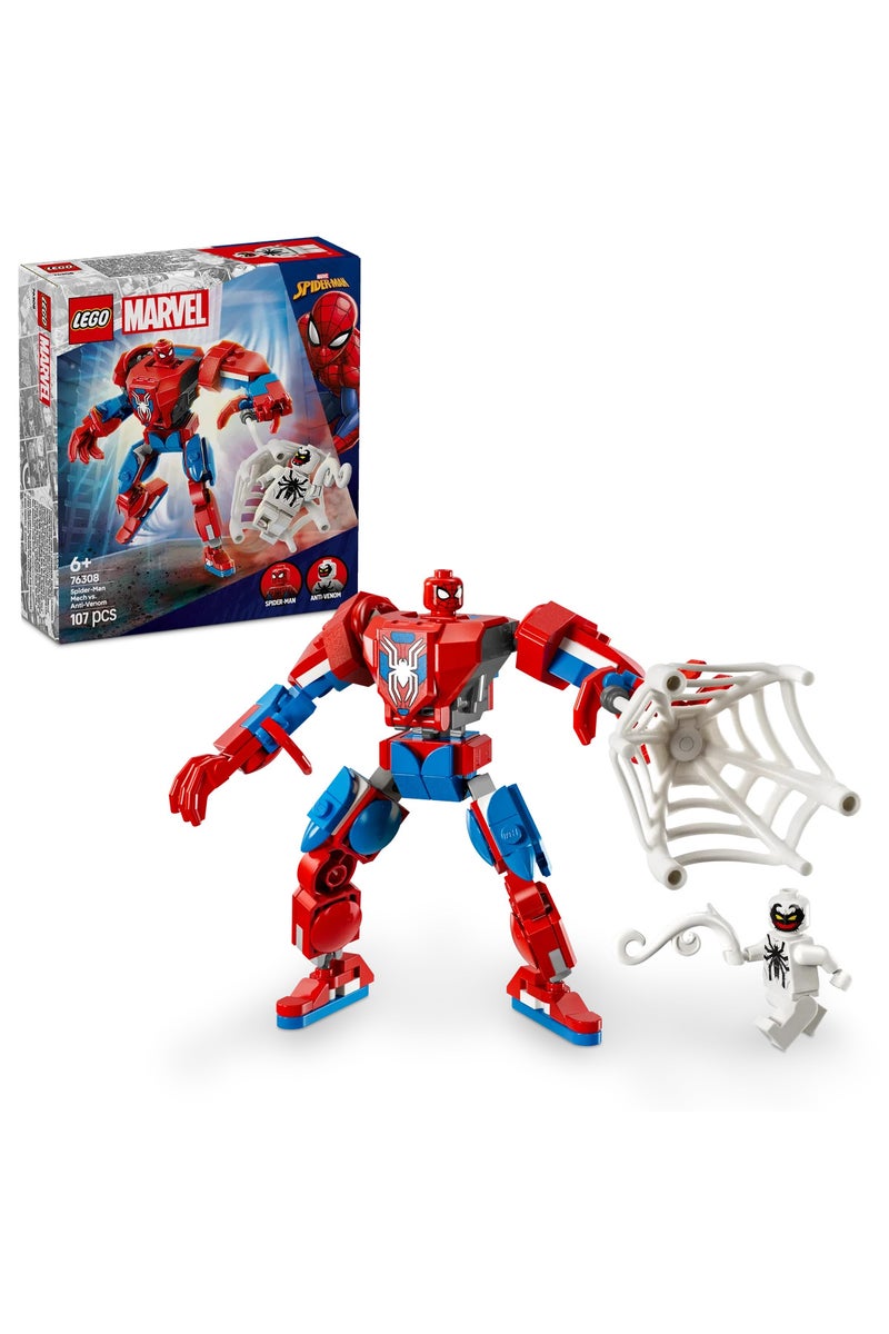 LEGO Marvel Spider-Man Robot - Anti Venom 76308 Building Kit (6 Years Old and Above) - Image 1