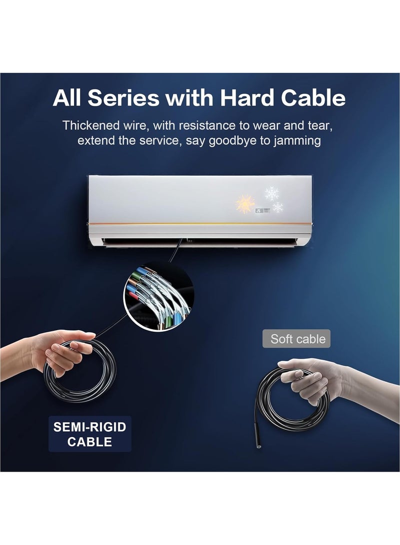 inskam Dual Lens Endoscope Camera with Light-Borescope Inspection Camera with 8+1 Adjustable LED Lights1980P Endoscope Camera with 16.5ft Semi-Rigid Snake Camera IP68 Waterproof for iPhone iPad Android Phone - Image 5