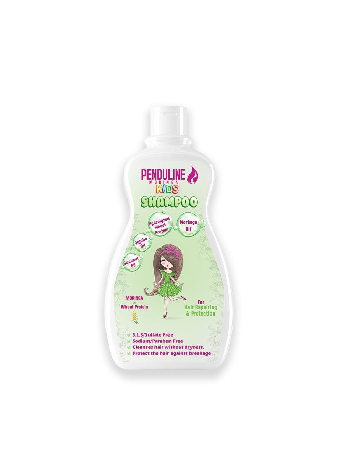 PENDULINE Penduline Moringa Kids Shampoo | Silky & Oily | Gentle Cleansing & Frizz Control |Nourishing & Moisturizing | 300 Ml  - Image 1