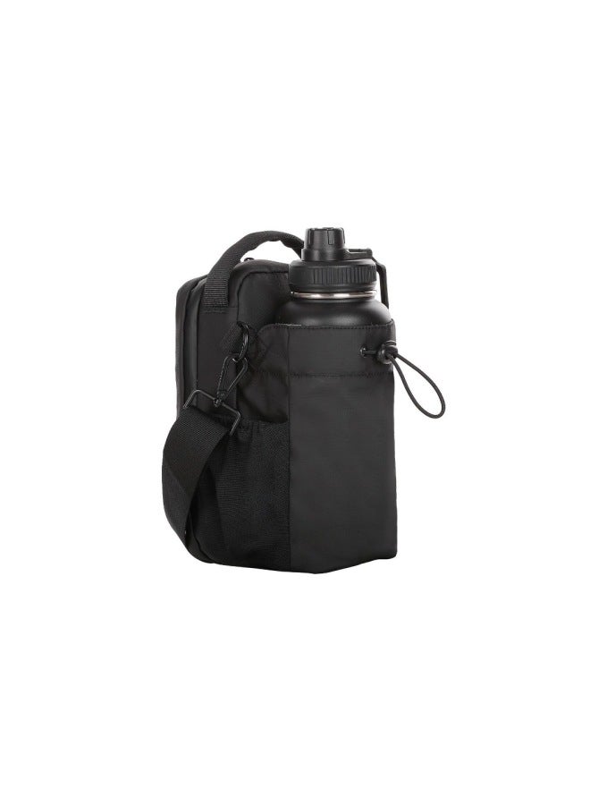 Generic Magnetic Water Bottle Bag Backpack Gym Sports Leisure Water Bottle Sling Bag Crossbody Bag Cross-border-Colour:Black (magnetic Bag)  - Image 5