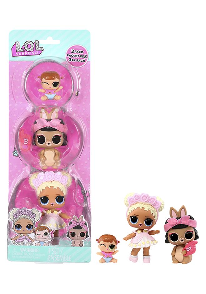 L.O.L. SURPRISE! 3pk_Flower Child + Short Stop Hop + Lil Majorette - Image 1