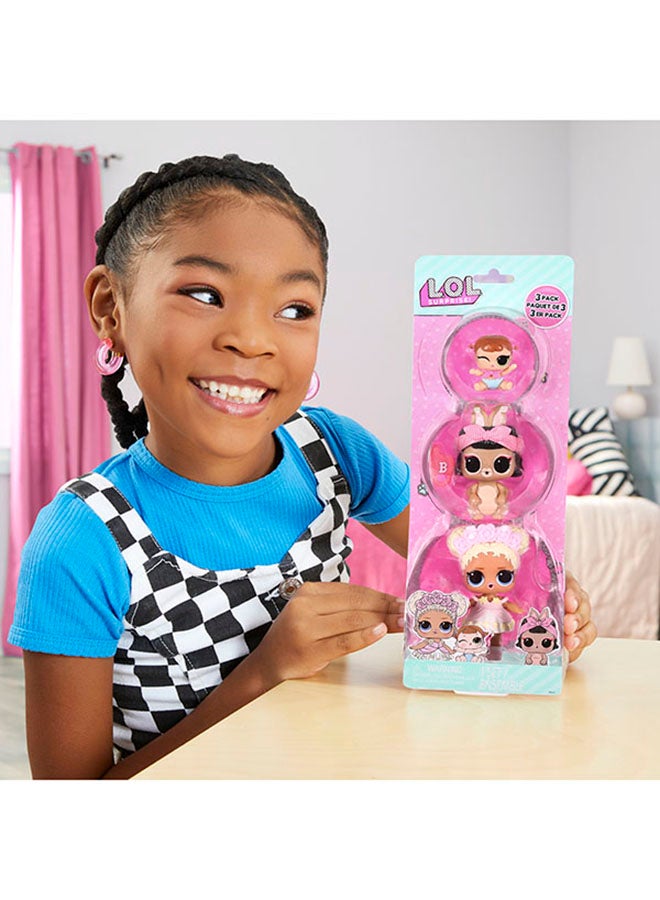 L.O.L. SURPRISE! 3pk_Flower Child + Short Stop Hop + Lil Majorette  - Image 3