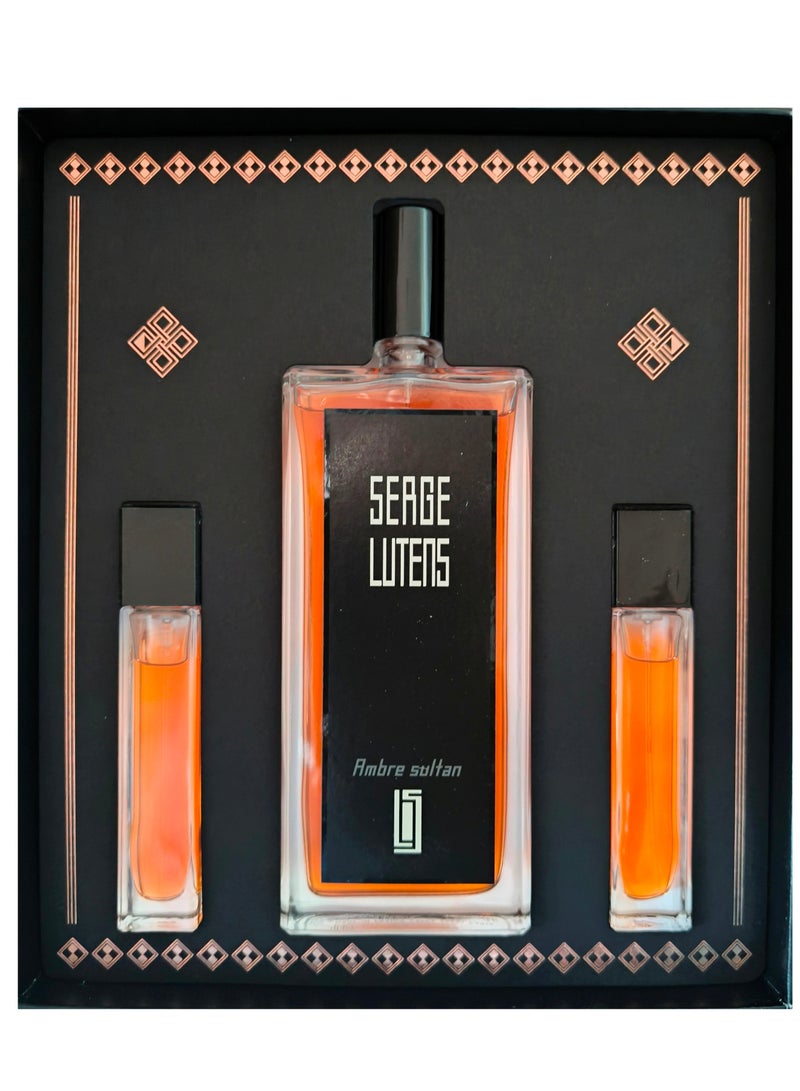 Serge Lutens Ambre Sultan Gift Set 100ml + 10ml x 2 - Image 3