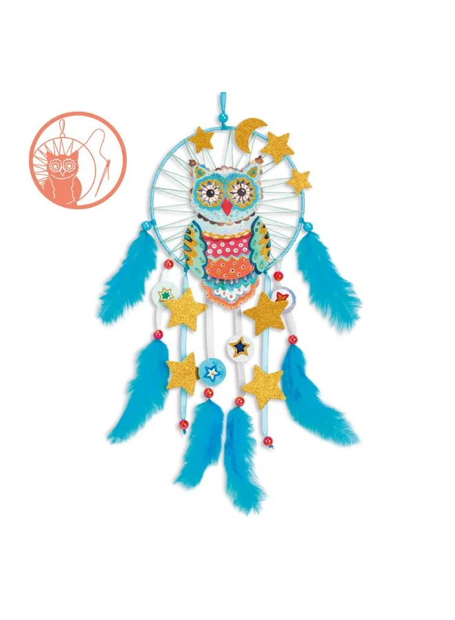 DJECO Do It Yourself - Dreamcatchers Golden Owl