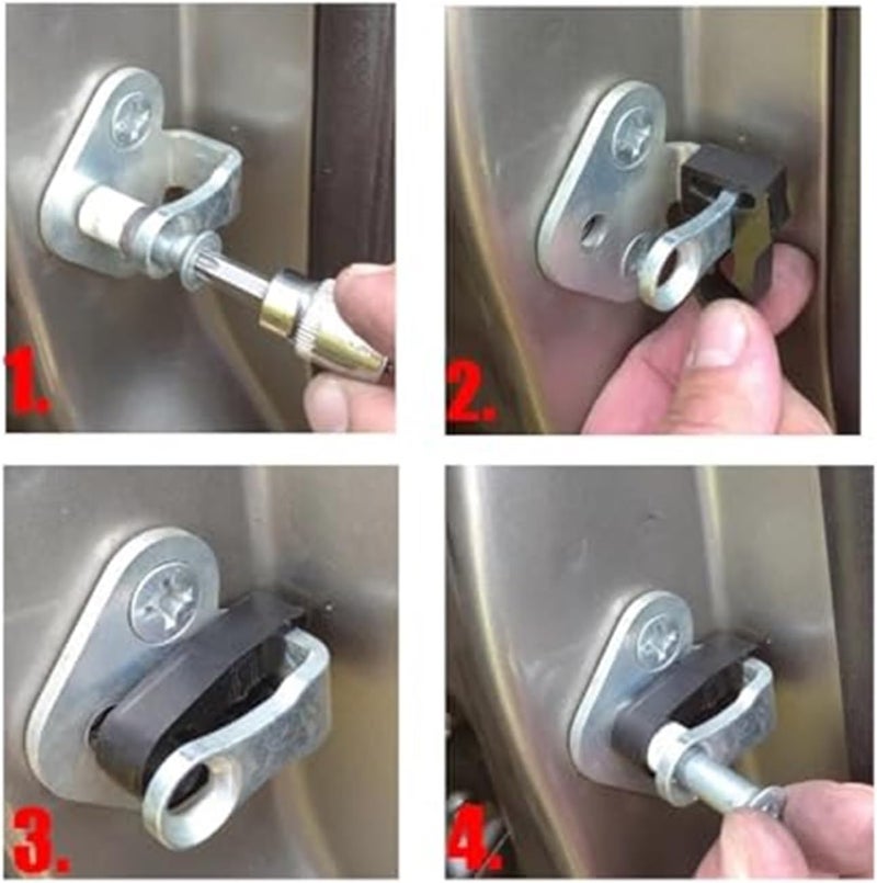 Vuzmode Car Door Lock Sound Deadener Damper Buffer - 4Pcs - Image 3