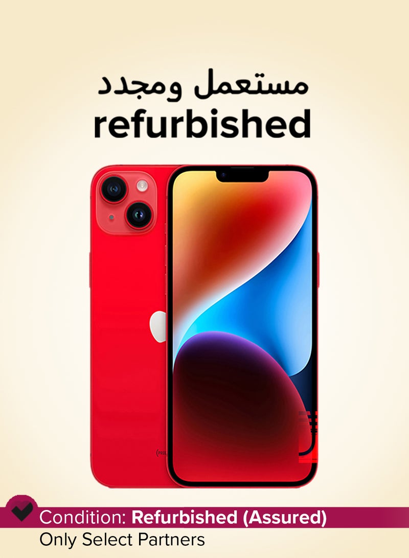 Apple Refurbished - iPhone 14 128GB (Product) Red 5G With FaceTime - USA Version (e-SIM only) - Image 1