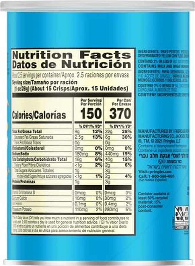 Pringles برينجلز، ملح وخل، 2.5 أونصة - Image 2