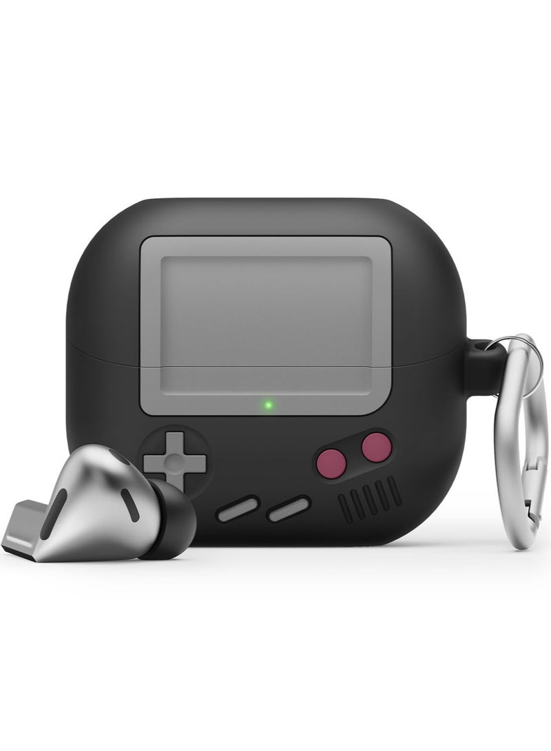 Elago AW5 Hang for Samsung Galaxy Buds3 and Galaxy Buds 3 Pro Case Cover with Carabiner - Black - Image 1