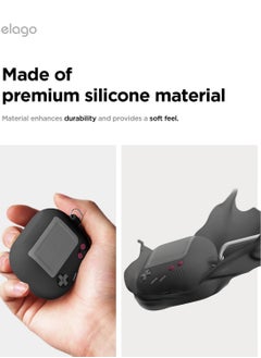 Elago AW5 Hang for Samsung Galaxy Buds3 and Galaxy Buds 3 Pro Case Cover with Carabiner - Black  - Image 5