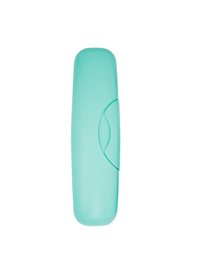 RADIUS Toothbrush Original Big Brush, BPA Free ADA Accepted - Right Hand - Mint Green Brush with Mint Green Case - Image 2