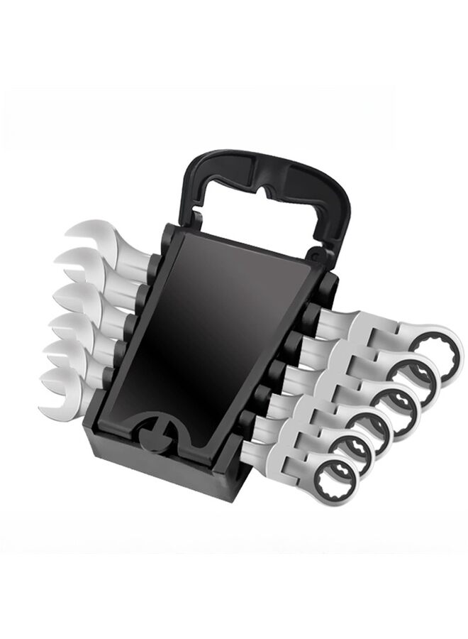 Flexible Ratcheting Wrench Set - Metric, 6-Piece  - Image 1