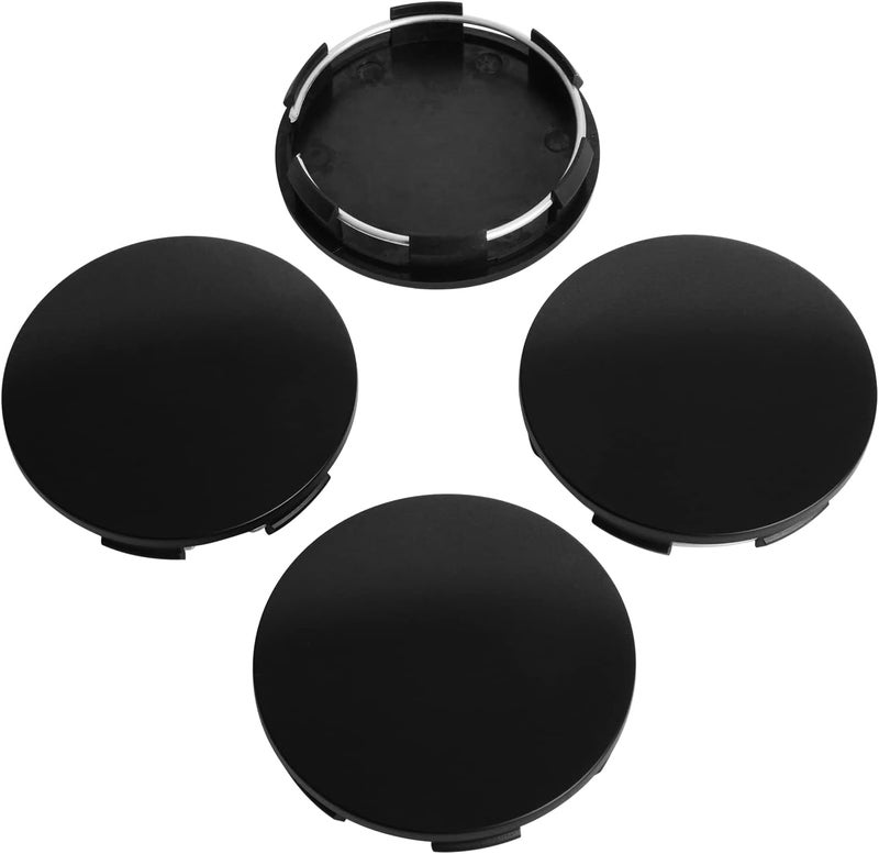 KitsPro 2.7Inch 69MM Wheel Center Caps for Honda 44732S9AA00 Rim Hub Caps, Pack of 4 (Matte Black, Outer 69MM, Inner 64MM) - Image 1