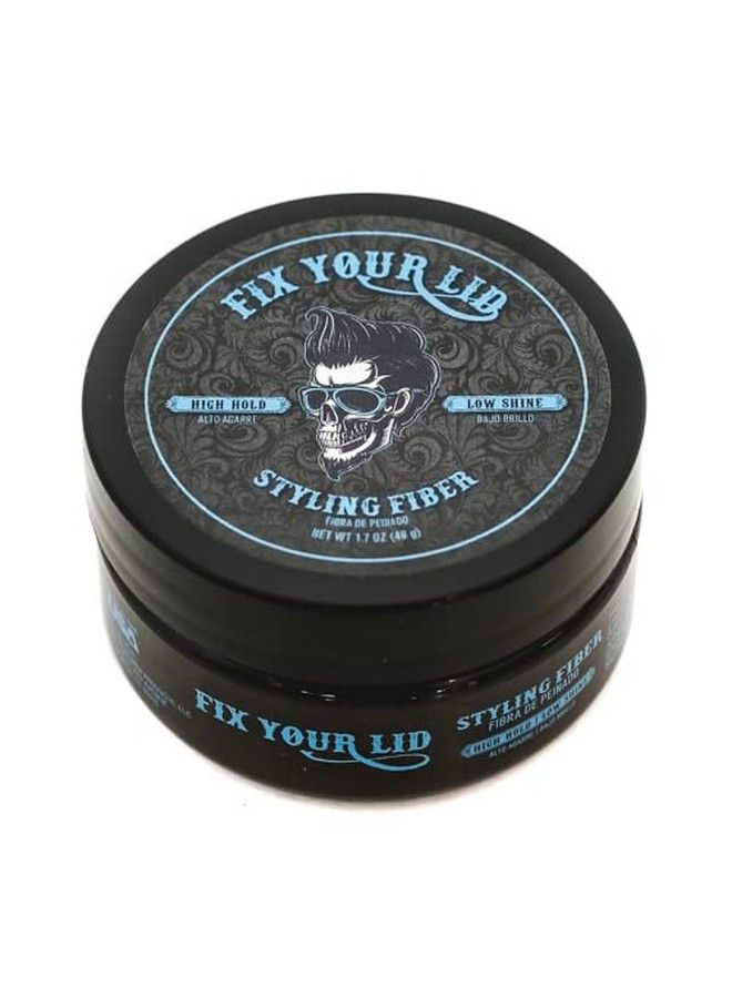 FIX YOUR LID Fix You Lid High Hold Styling Fiber 1.7Oz Mens Hair Cream With Low Shine Styling Fiber For Short And Long Hair Types - Image 1
