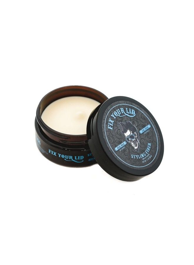 FIX YOUR LID Fix You Lid High Hold Styling Fiber 1.7Oz Mens Hair Cream With Low Shine Styling Fiber For Short And Long Hair Types - Image 3