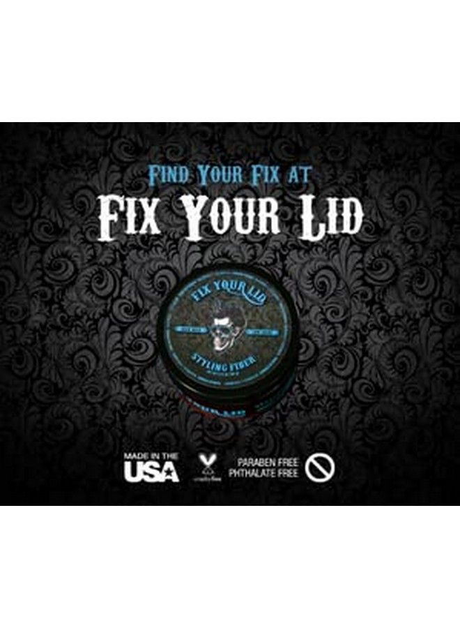 FIX YOUR LID Fix You Lid High Hold Styling Fiber 1.7Oz Mens Hair Cream With Low Shine Styling Fiber For Short And Long Hair Types - Image 5