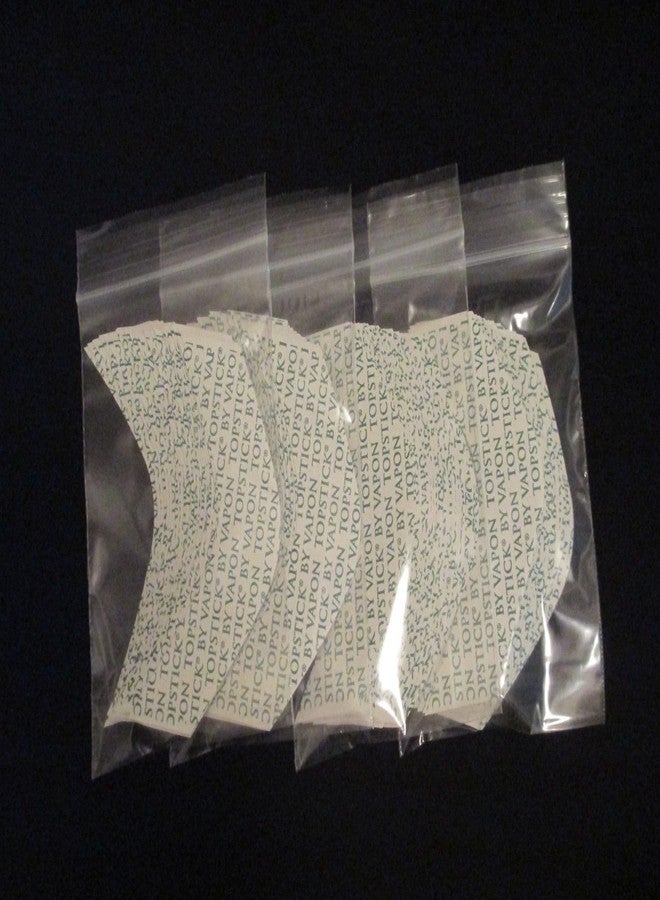 Vapon Topstick Custom Cut Front "B Curve" (100 Double-Sided Strips) Clear Hairpiece Tape 3" - By Vapon - Image 1