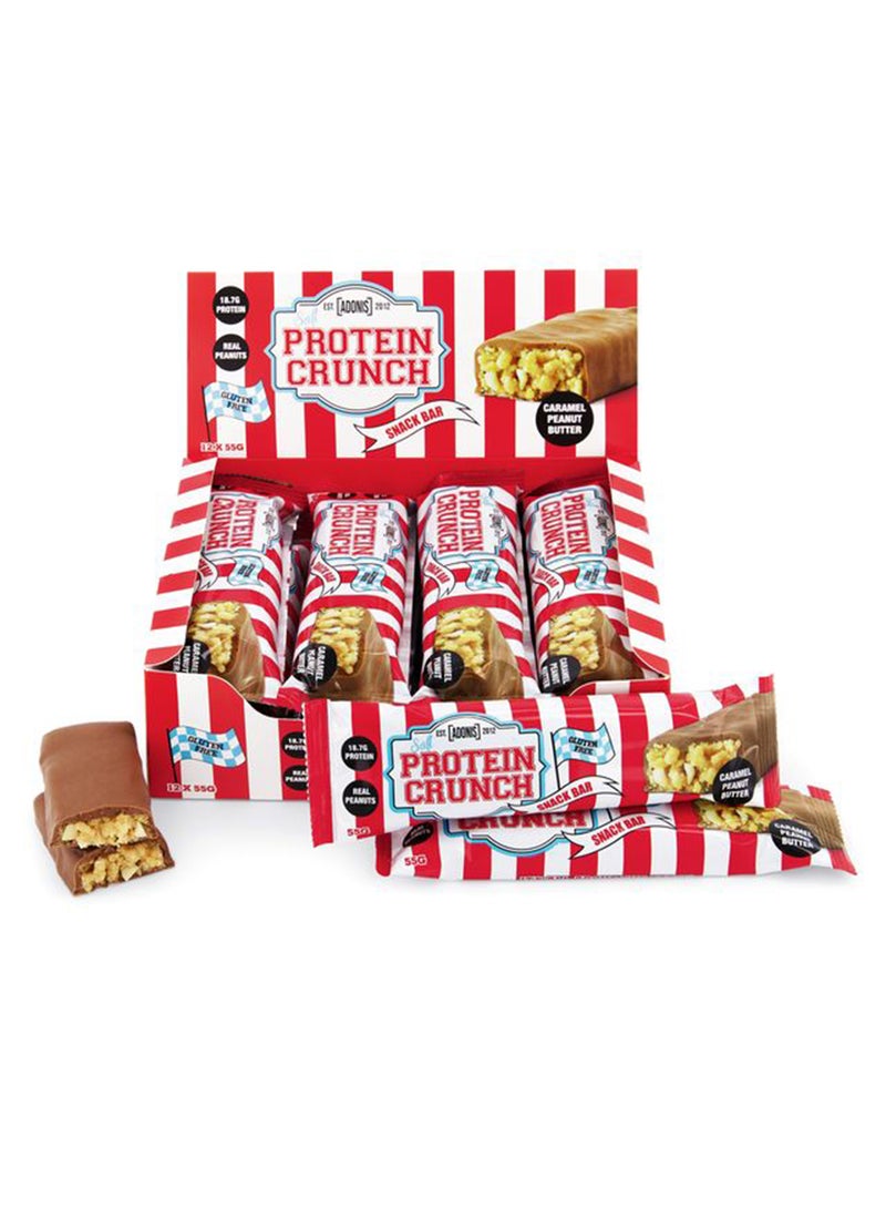 Adonis Gear Soft Protein Crunch Snack Bar - Caramel Peanut Butter 55g - Image 1