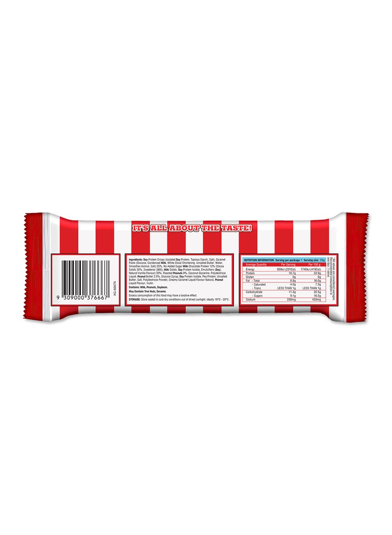 Adonis Gear Soft Protein Crunch Snack Bar - Caramel Peanut Butter 55g - Image 4