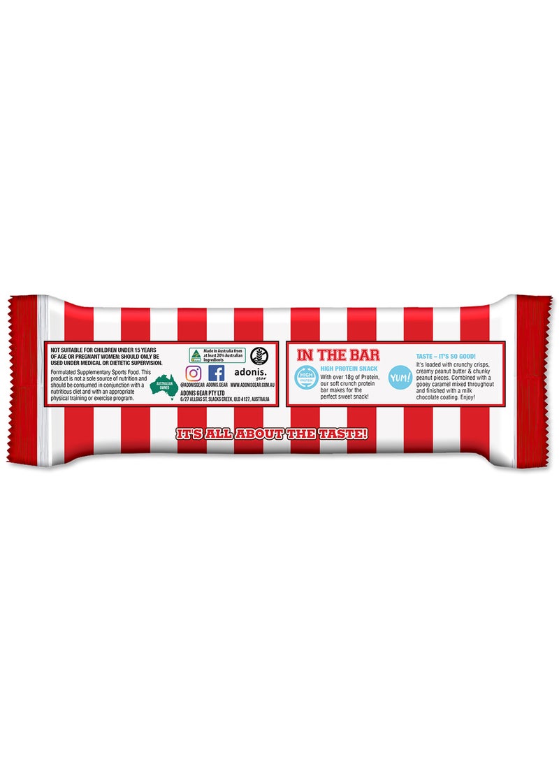 Adonis Gear Soft Protein Crunch Snack Bar - Caramel Peanut Butter 55g - Image 3