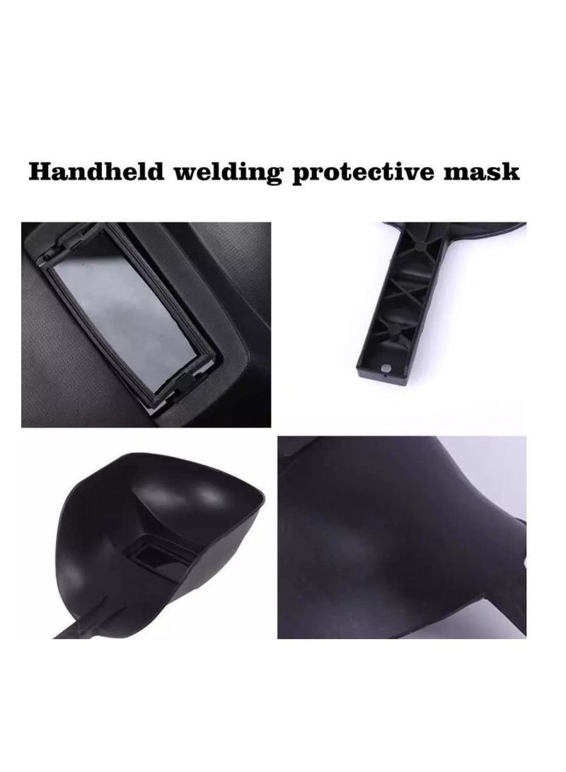 Qusai Trading Est - Handheld Industrial Welding Helmet Mask for Face and Eye Protection, Lightweight and Adjustable Design for High Temperature, Suitable for Welding, Cutting, and Grinding  - Image 3