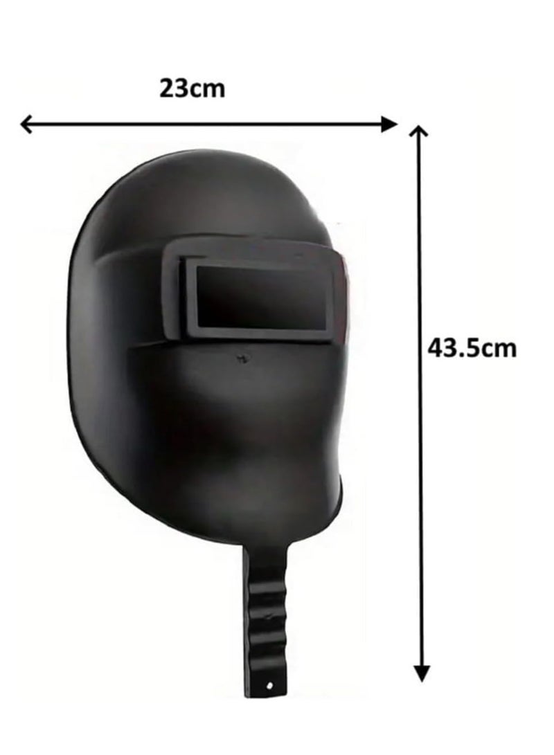 Qusai Trading Est - Handheld Industrial Welding Helmet Mask for Face and Eye Protection, Lightweight and Adjustable Design for High Temperature, Suitable for Welding, Cutting, and Grinding  - Image 2