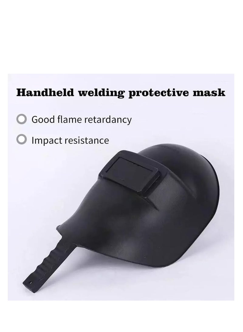 Qusai Trading Est - Handheld Industrial Welding Helmet Mask for Face and Eye Protection, Lightweight and Adjustable Design for High Temperature, Suitable for Welding, Cutting, and Grinding  - Image 4