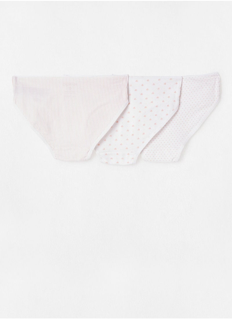 MANGO - Girls Printed Briefs (Pack of 3) - Image 1