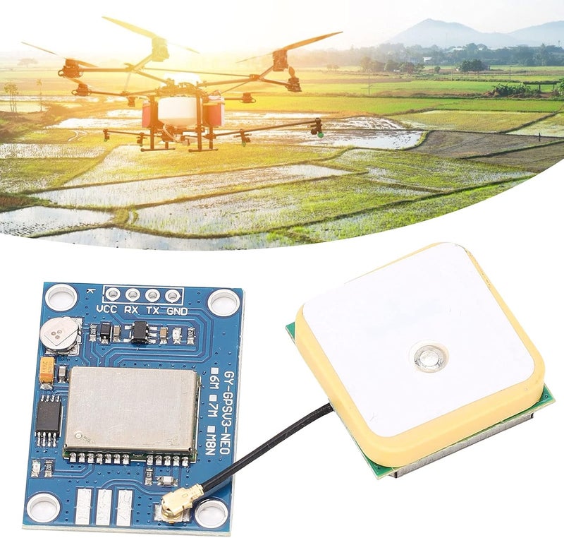 وحدة GNSS GPS مع مستقبل هوائي مدمج - حساسية 167 ديسيبل مللي واط دعم كوكبة رباعية لنظام تحديد المواقع العالمي (GPS) وجاليليو وجلوناس وبيدو متوافقة مع MWC AeroQuad وMMA Flight - Image 3
