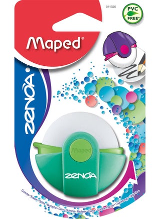 1-Piece Zenoa Eraser With Rotating CoverAssorted Colours
