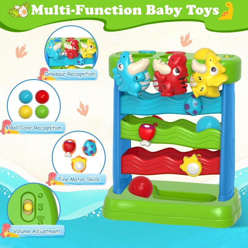 AuroTops Toys for Toddlers 1 2 3 Years Old Boys & Girls Musical Toy for Kids 12-18 Months Interactive Montessori Toys with Light & Sound,Christmas Birthday Gifts - Image 4