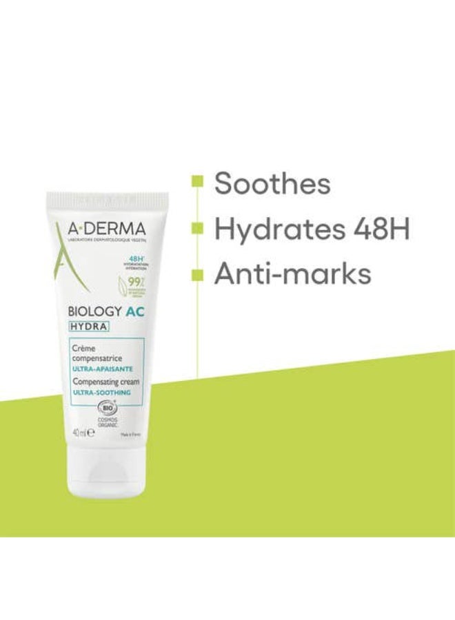 A-Derma Biology AC Hydra Compensating Cream 40ml - Image 3