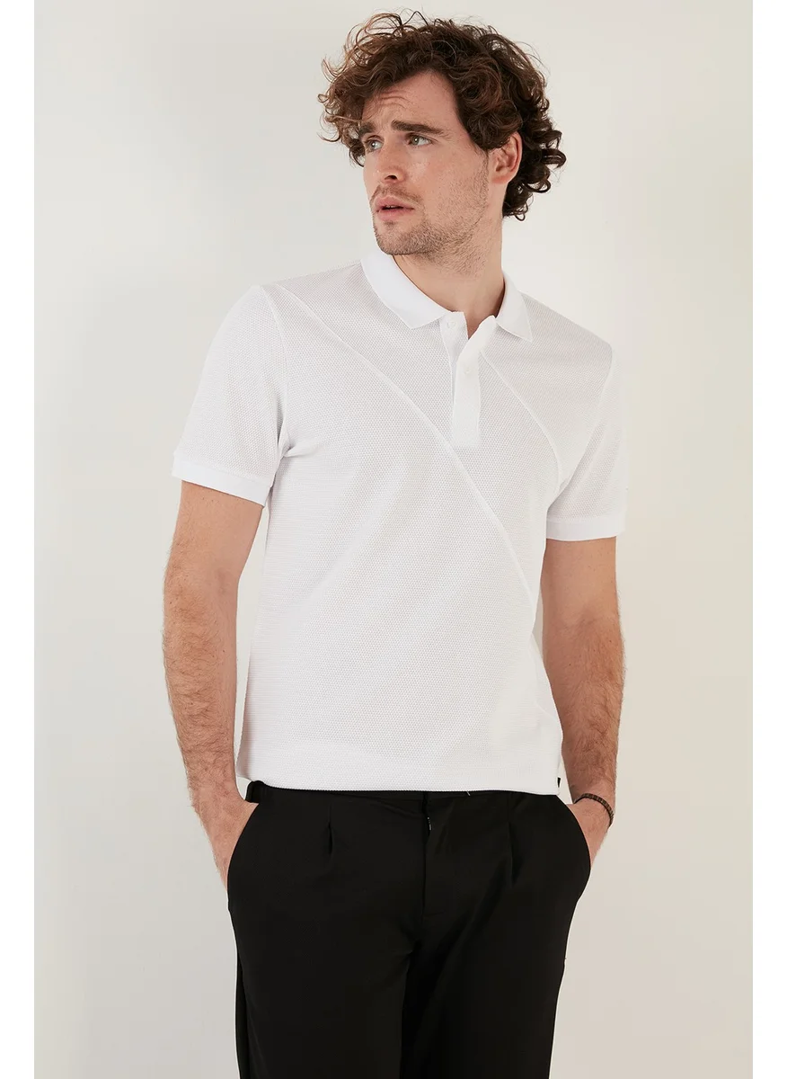 Buratti Cotton Regular Fit Buttoned Polo T Shirt Men's Polo T Shirt 5902654