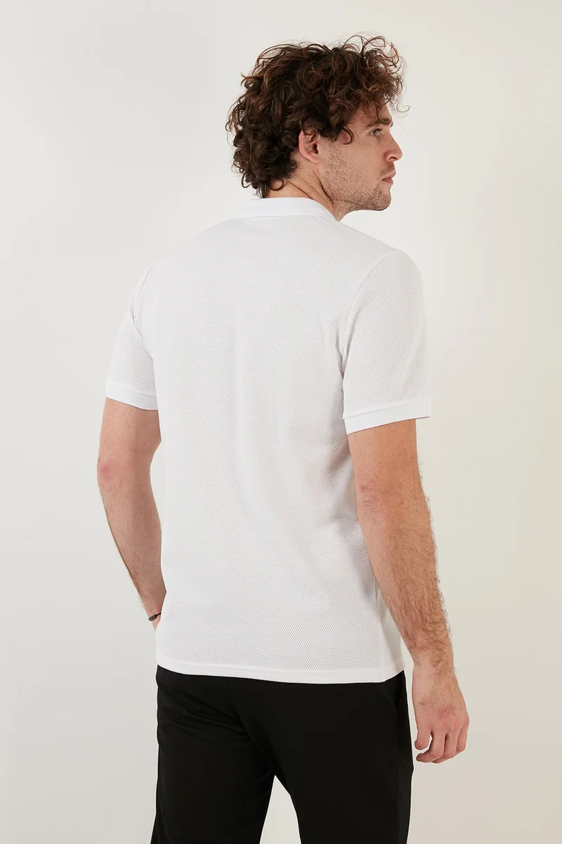 بوراتي Cotton Regular Fit Buttoned Polo T Shirt Men's Polo T Shirt 5902654