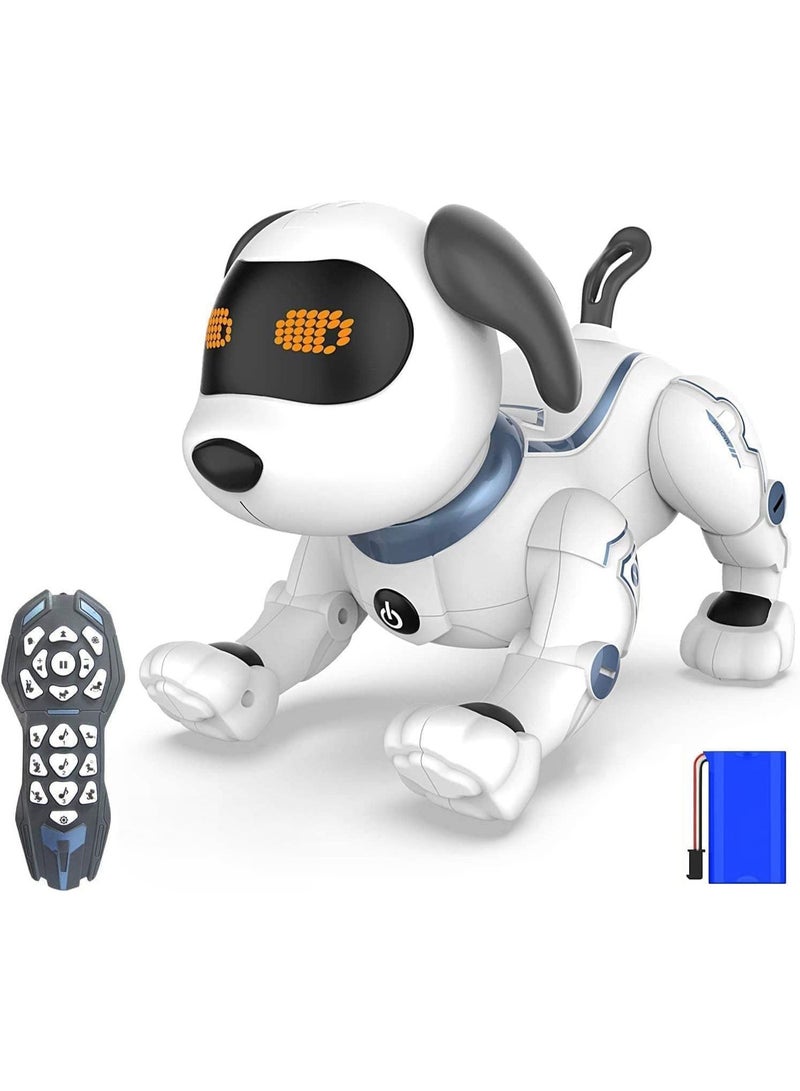 REZZOSS Robot Dog Toy for Kids – Remote Control Stunt Programmable Robot Puppy | Voice Control & Intelligent Interactive Electronic Pet with Commands | Smart Robotic Walking Puppy that Sings, Dances, Barks & Does Push-Ups | Gift for Boys & Girls - Image 1