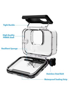 Waterproof Case for GoPro Hero 12 11 10 9 Black, 60M Underwater Dive Housing Shell with Bracket Accessories for Go Pro Hero12 Hero11 Hero10 Hero9 Action Camera - pzsku/ZF59904A3DBA9281A2F38Z/45/_/1713176367/468ab28f-ec6f-4fc1-abd9-8452870b1e33