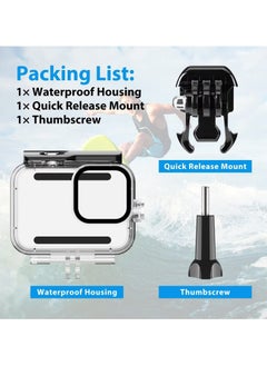 Waterproof Case for GoPro Hero 12 11 10 9 Black, 60M Underwater Dive Housing Shell with Bracket Accessories for Go Pro Hero12 Hero11 Hero10 Hero9 Action Camera - pzsku/ZF59904A3DBA9281A2F38Z/45/_/1713176388/fb3c97c7-dbf7-4dd9-9cd3-81e4292251e1