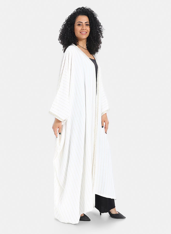 Red Circle Striped women's cardigan - Image 2