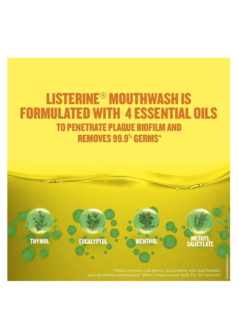Listerine Original Mouthwash 250ml Pack of 3  - Image 3