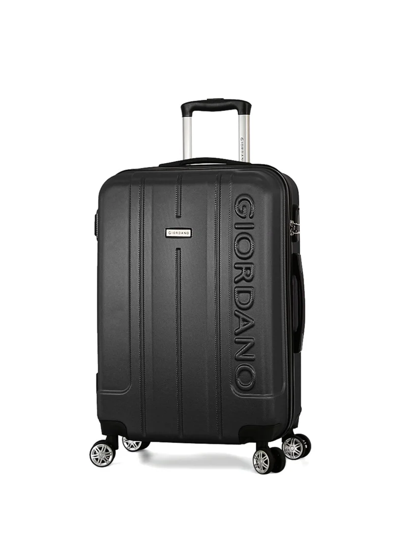 GIORDANO Giordano Hardshell 28-Inch Checked Luggage,Black