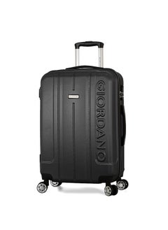 GIORDANO Giordano Hardshell 28-Inch Checked Luggage,Black  - Image 1