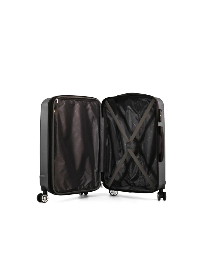 GIORDANO Giordano Hardshell 28-Inch Checked Luggage,Black