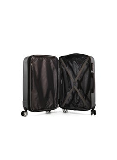 GIORDANO Giordano Hardshell 28-Inch Checked Luggage,Black  - Image 2