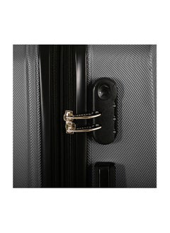 GIORDANO Giordano Hardshell 28-Inch Checked Luggage,Black  - Image 3